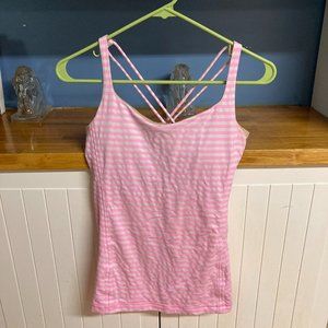 Lululemon Free To Be Striped Tank Top size 6